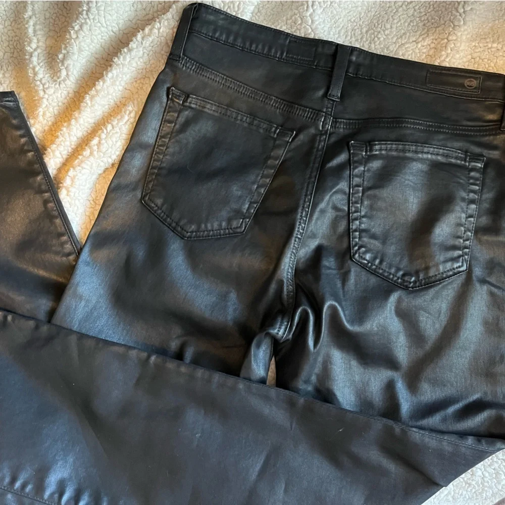 Adriano Goldschmidt “The Isabelle” Faux black leather. Size 29R